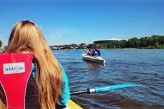 Sami w kajaku
